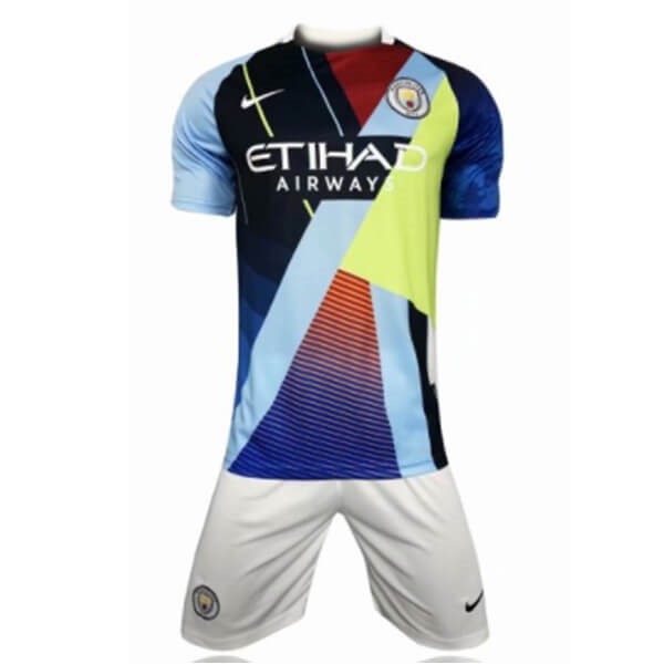 Camiseta Manchester City Edición Conmemorativa Niño 2019/20 Azul Claro